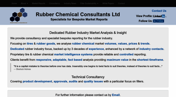 rubberchemicalconsultant.com