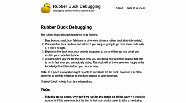 rubberduckdebugging.com