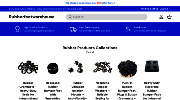 rubberfeetwarehouse.com