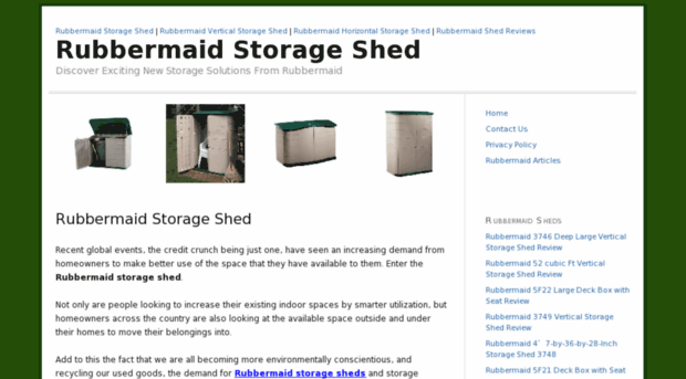 rubbermaidstorageshed.net