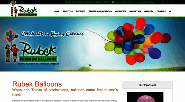 rubekballoons.com