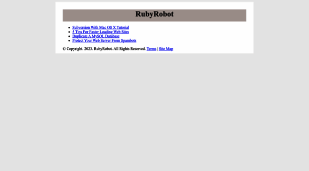 rubyrobot.org