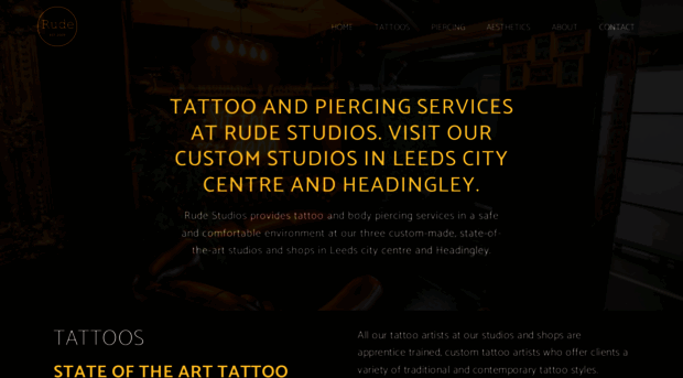 rudetattooandpiercing.com