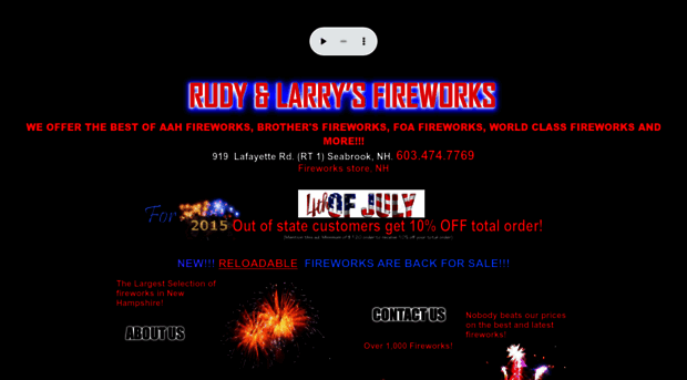 rudyandlarrysfireworks.com