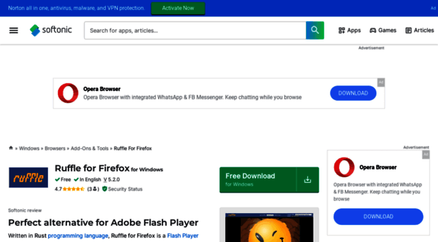 ruffle-for-firefox.en.softonic.com