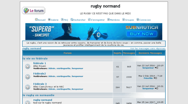 rugbyennormandie.megabb.com