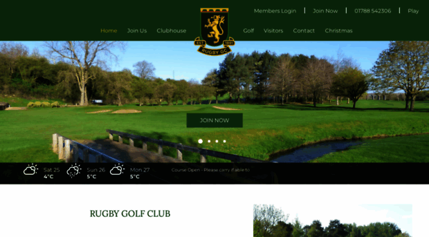 rugbygolfclub.co.uk