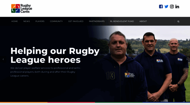 rugbyleaguecares.org