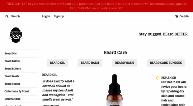 ruggedrootsbeardcare.com