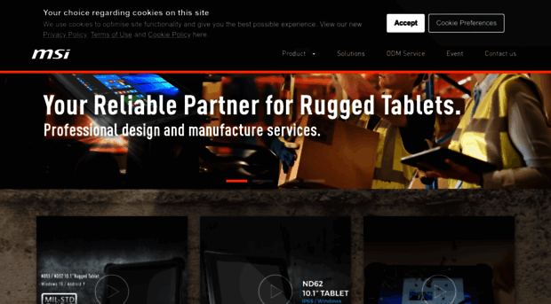 ruggedtablet.msi.com