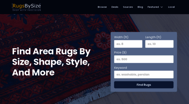 rugsbysize.com