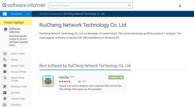 ruicheng-network-technology-co-ltd.software.informer.com