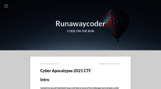 runawaycoder.co.za