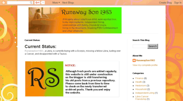 runawayson1983.com