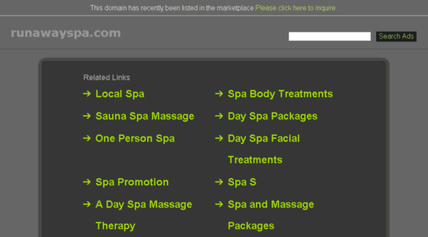 runawayspa.com