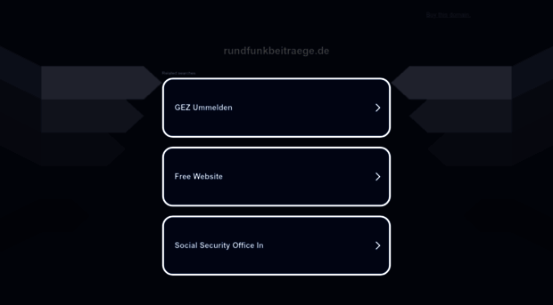 rundfunkbeitraege.de
