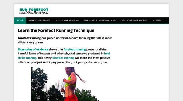 runforefoot.com