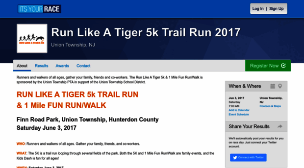 runlikeatiger5ktrailrun.itsyourrace.com