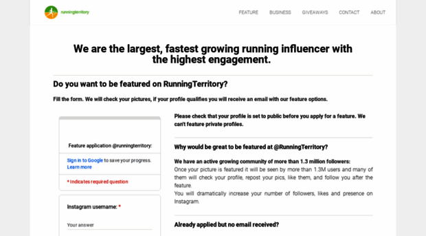 runningterritory.com