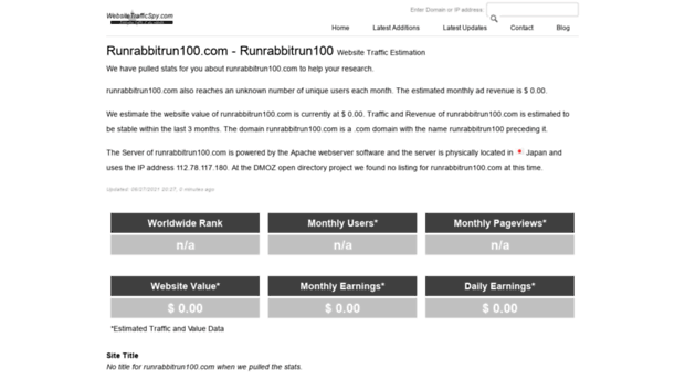 runrabbitrun100.com.websitetrafficspy.com