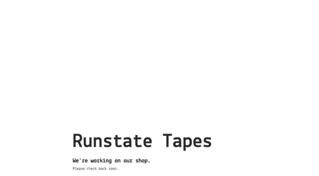 runstate-tapes.com