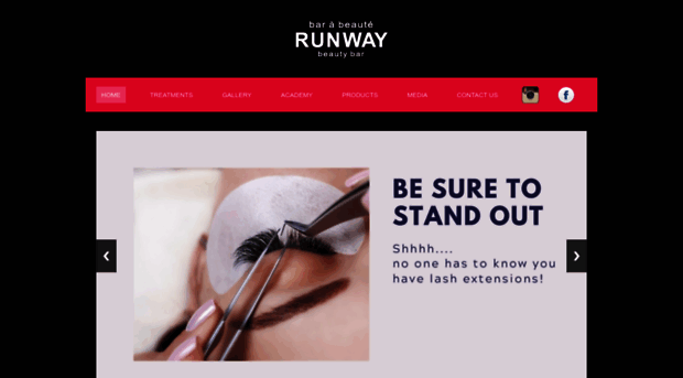 runwaybeautybar.com