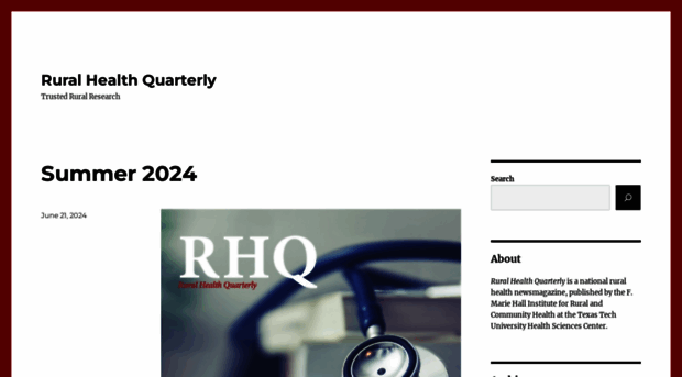 ruralhealthquarterly.com