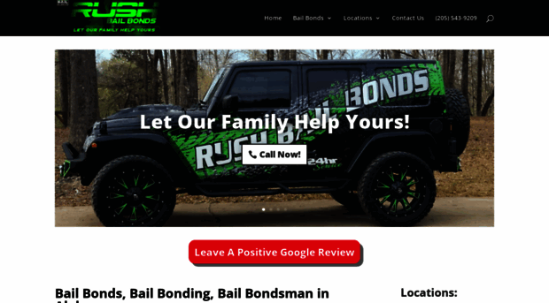 rushbailbonds.net