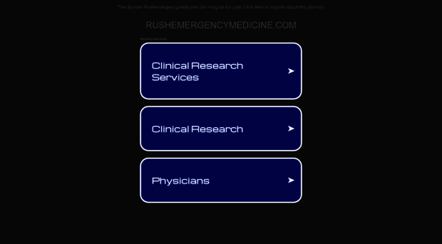 rushemergencymedicine.com