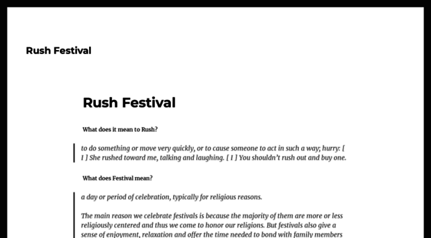 rushfestival.com.au
