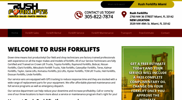 rushforklifts.com