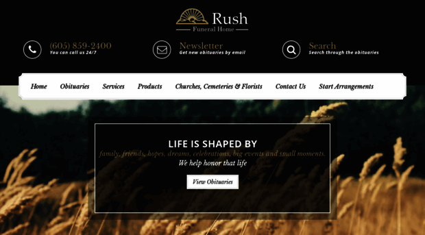 rushfuneralhome.com