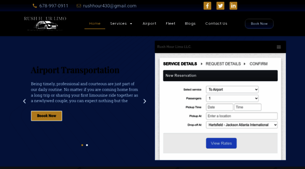 rushhourlimo.net