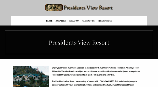 rushmorepresidentsviewresort.com