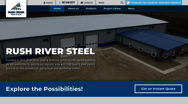 rushriversteel.com