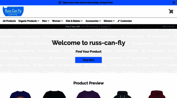 russ-can-fly.myspreadshop.com