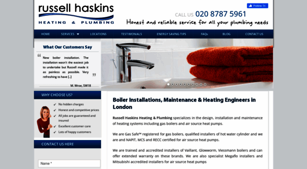 russellhaskinsplumbing.co.uk