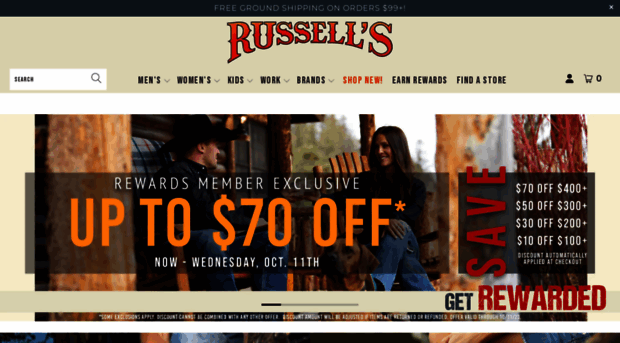 russellswesternwear.com