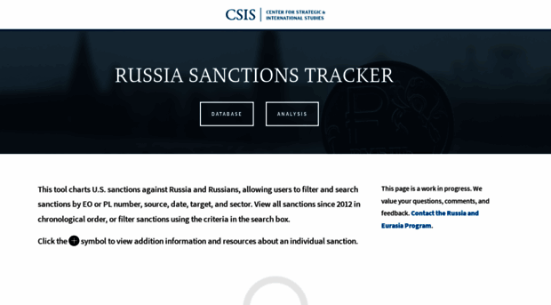 russiasanctionstracker.csis.org