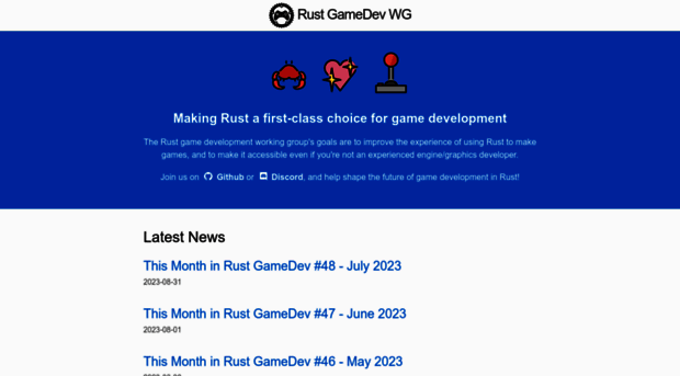 rust-gamedev.github.io