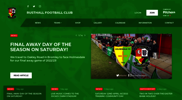 rusthallfc.com