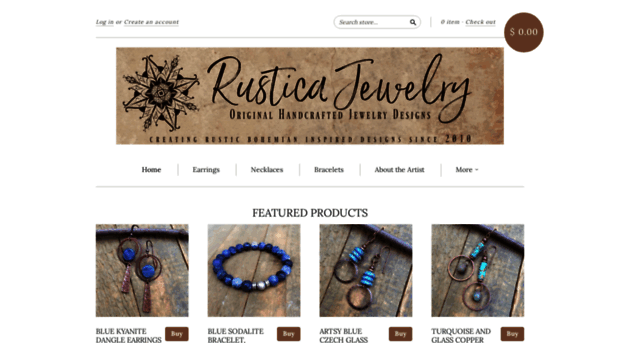 rusticajewelry.com