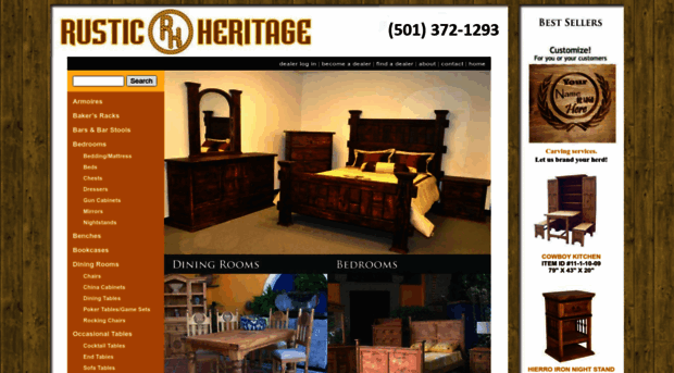 rusticheritagefurniture.net