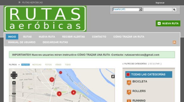 rutasaerobicas.com.ar