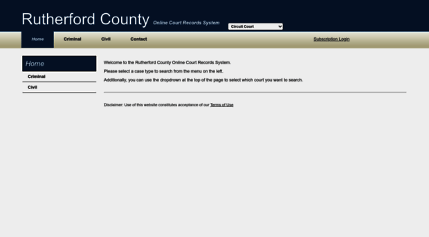 rutherford tncrtinfo com Rutherford County Online Cou