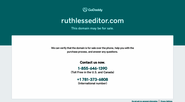 ruthlesseditor.com