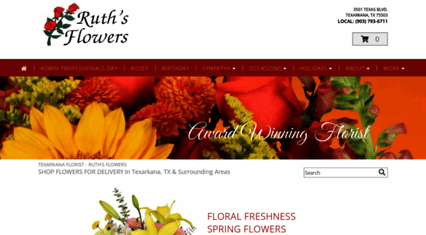 ruthsflowers.net