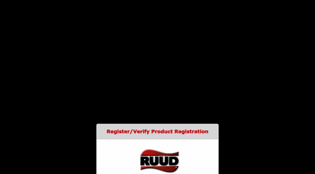 ruud.registermyunit.com