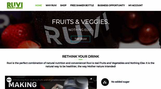 ruvihealthydrinks.com