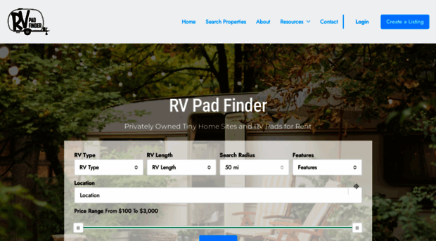 rvpadfinder.com